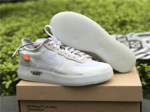 THE 10- NIKE AIR FORCE 1 LOW OFF-WHITE